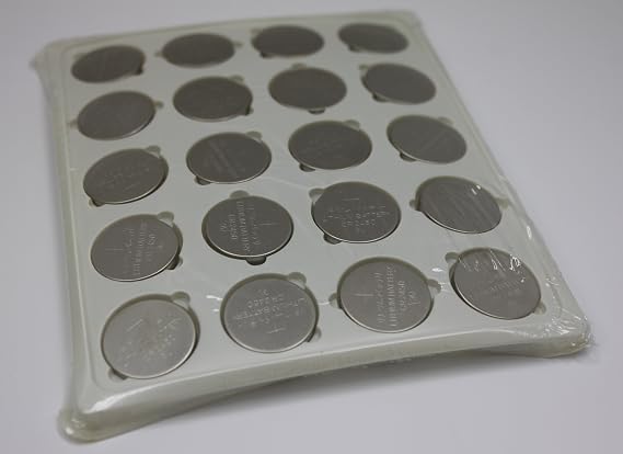 3V Lithium Button Cell Batteries CR2450, 20 Cells