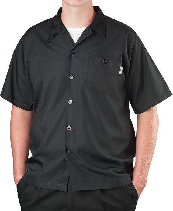 Short Sleeve Active Chef Kitchen Shirt