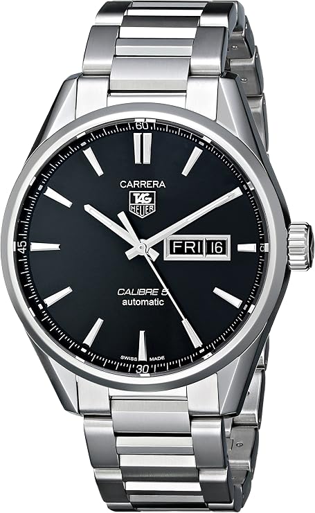 TAG Heuer Men's WAR201A.BA0723 Analog Display Automatic Self Wind Silver Watch