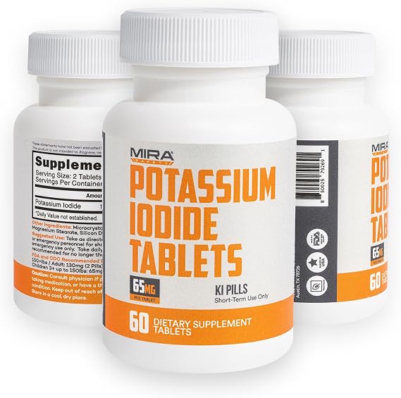 Potassium Iodide Tablets (60 Count)