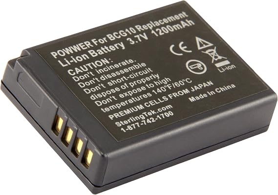 STK DMW-BCG10PP Battery for Panasonic Lumix DMC-ZS19, DMC-ZS20, DMC-ZS25, DMC-ZS8, DMC-ZS7, DMC-ZS3, DMC-ZS10, DMC-ZS5, DMC-ZS15, DMC-ZS1, DMC-ZS6, DMC-TZ30, DMC-ZR1 DMC-TZ10 DMC-TZ7 DMC-ZR3, DMC-TZ25