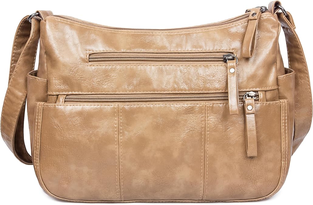 VOLGANIK ROCK Purses for Women Soft PU Leather Shoulder Bag Ladies Crossbody Purse and handbags Lightweight Pocketbook