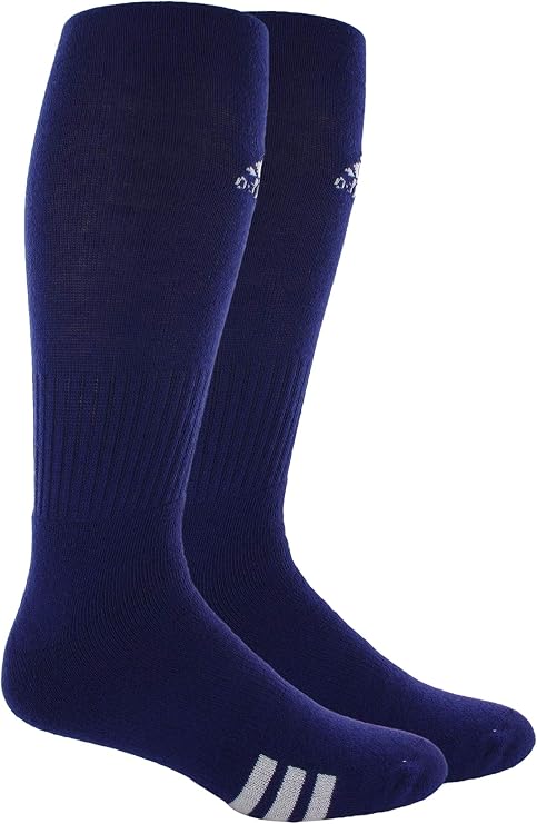 adidas Unisex Rivalry Field Compression Sport Socks for Men, Women, Athletic Socks, Moisture-Wicking, NCAA Compliant, 2-Pack