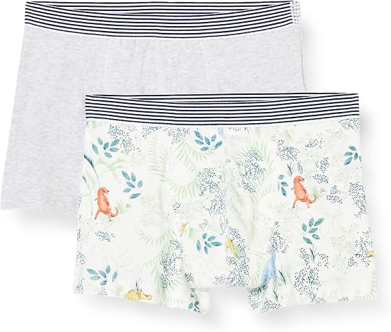 Petit Bateau Boys' Boxer Shorts - 2-Piece Set Style 54470 Sizes 2-12 (Size 2 Style 54470 Boys) Multi