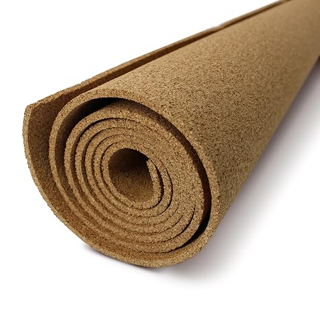 Flipside Products Cork Roll 4' x 24' x 6MM - DIY Bulletin Board, Wall Accent, Dart Board Backing - Environmentally Friendly, Self-Healing Cork