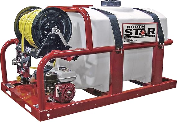 NorthStar Skid Sprayer, NorthStar Engine (200 Gallon) | Broadcast and spot application, Lawn, farm and acreage use, Targeted liquid delivery, Durable tank construction
