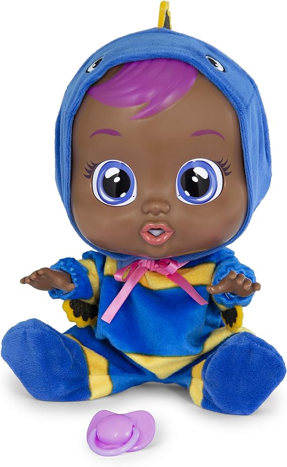 Cry Babies Floppy Doll, Blue