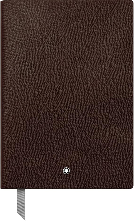 Montblanc Notebook Tobacco Squared #146 Fine Stationery 113638 / Elegant Journal with Leather Binding and Quadrille Pages / 1 x (5.9 x 8.2 in.)