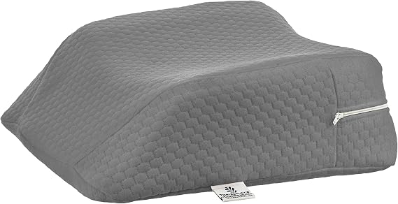 Therapeutica Premium Pillow Cover Travel Pillow with Zipper Gray PET