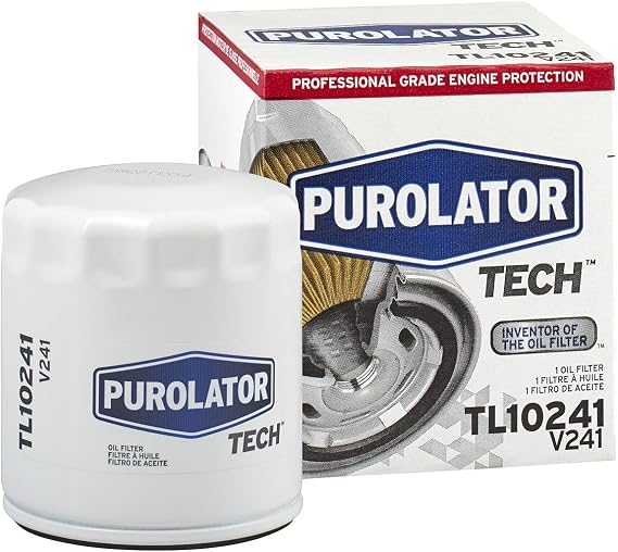 Purolator TL10241 PurolatorTECH Spin On Oil Filter Compatible With Ford Escape, Fusion, Focus, Edge, Explorer, Ranger, Fiesta, Toyota Tacoma, 4Runner, Tundra and Sienna
