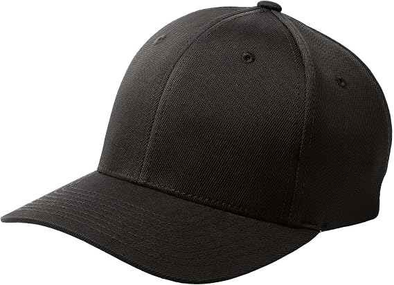 Sport-TEK Unisex Flexfit Performance Solid Cap | Moisture Wicking Hat for Men & Women, Stretch Fit, Structured Mid Profile