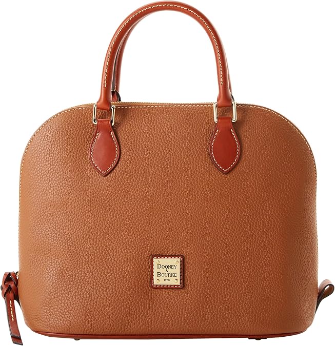Dooney & Bourke Women's Domed Satchel, Large Handbag with Shoulder Strap