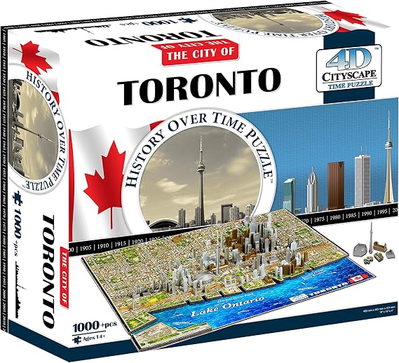 4D Cityscape Toronto, Canada Puzzle