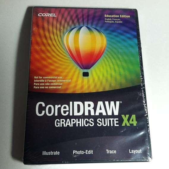 CorelDRAW Graphics Suite X4 Education Edition DVD OLD VERSION