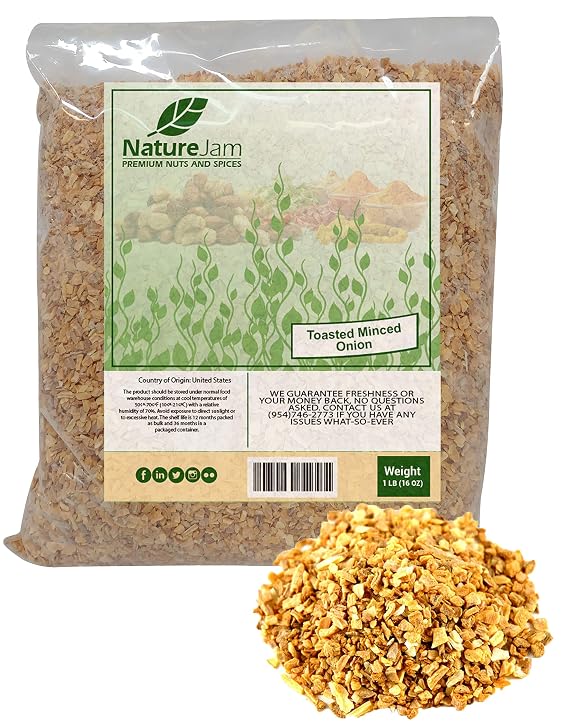Minced & TOASTED Onions (1 Pound)