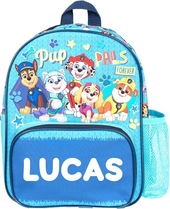 Paw Patrol Personalised Kids Backpack for Boys and Girls Large A4