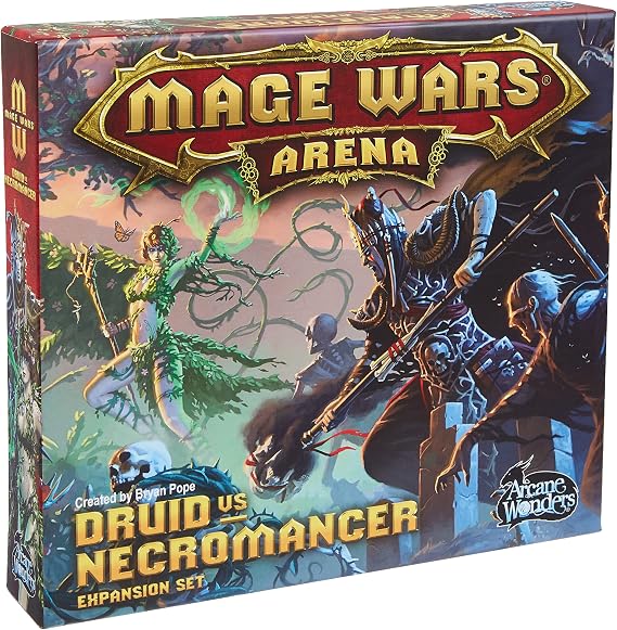 Arcane Wonders Mage Wars Druid Vs Necromancer, Black