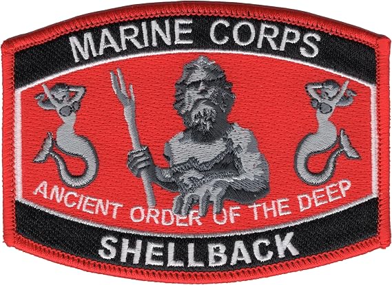 Shellback King Neptune Marine Collectible Novelty Patch