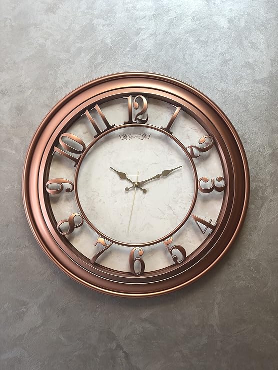 Emores 46 Cm Leaking Seconds Quiet Mechanism Decorative Wall Clock