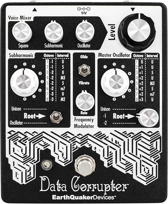 Earthquaker Devices Data Corrupter Modulated Monophonic Harmonizing Phase Locked Loop Guitar Effects Pedal