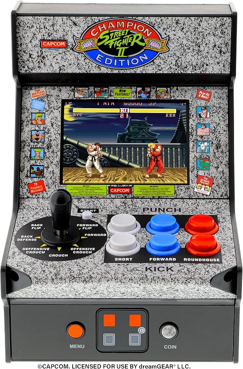 My Arcade Street Fighter 2 Champion Edition Video Game: Mini Arcade Machine, Arcade Version