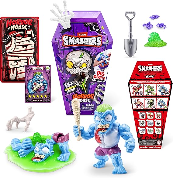 ZURU Smashers Horror House Slasher Interactive Toy, Collectible Toy for Kids and Teens