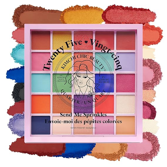 Kimchi Chic Beauty Twenty Five Shadow Palette, 25 Matte & Shimmer Shades