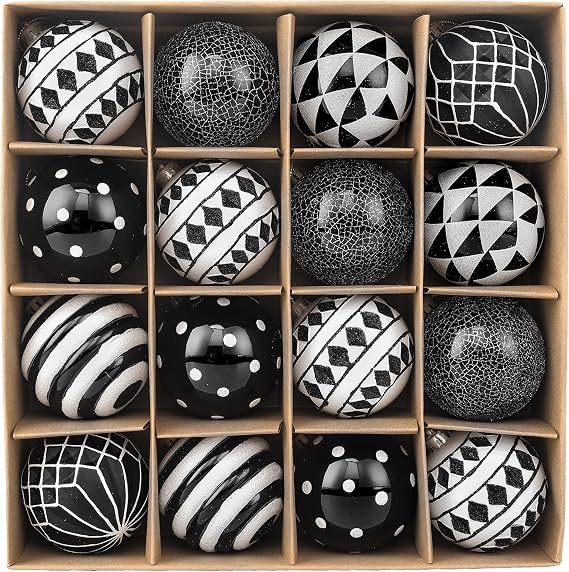 Valery Madelyn 16ct Christmas Ornaments Tree Decorations Set 3.15 Inch