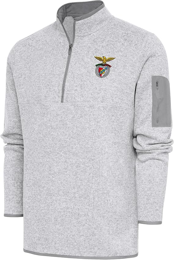 Antigua Benfica Mens Elevate Quarter-Zip Pullover