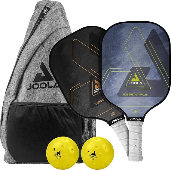 JOOLA Pickleball Paddles & Sets - Includes 2 Rackets, 24 Balls, and Storage Carry Bag - USAP Approved