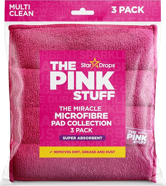 Stardrops The Pink Stuff Miracle Microfibre Pad Collection 3 Pack