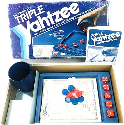 Milton Bradley Triple Yahtzee