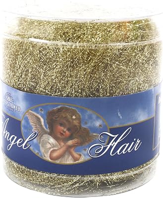 Kurt S. Adler 15-Gram PVC Gold Angel Hair Tinsel