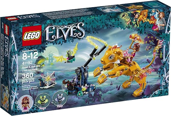 LEGO Elves Azari & the Fire Lion Capture 41192 Building Kit (360 Pieces)