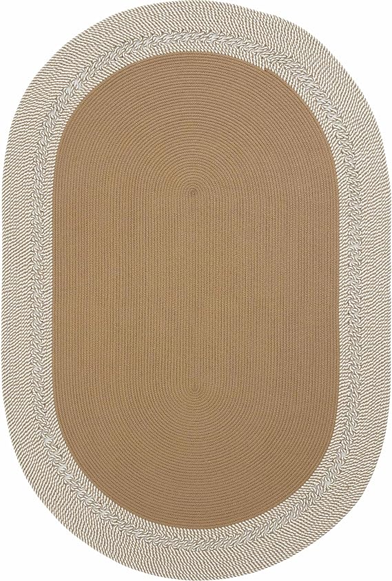 Cool Halı Luke 871 Beyaz Oval Halı Paspas Örgü Hasır Kilim Yolluk Bohem Mutfak Balkon Banyo Halısı
