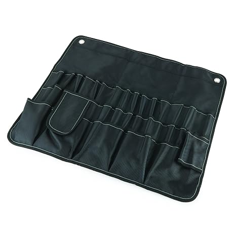WOODCRAFT 30 Pocket Tool Roll, Black
