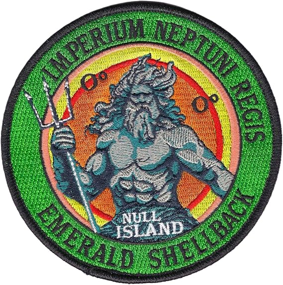 Shellback-Null Island Emerald Collectible Novelty Patch