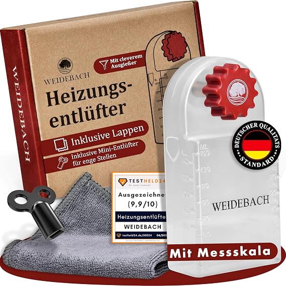 WEIDEBACH® Heater Bleed Key with Collection Tank
