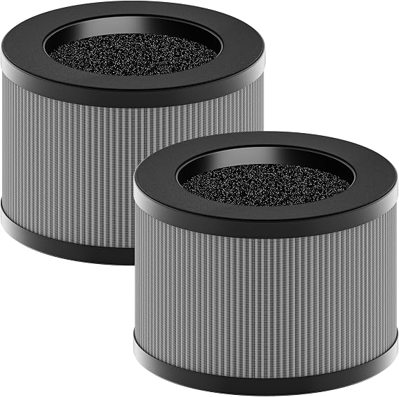 2 Pack MK01 MK06 Replacement Filter Compatible with AROEVE Air Purifier