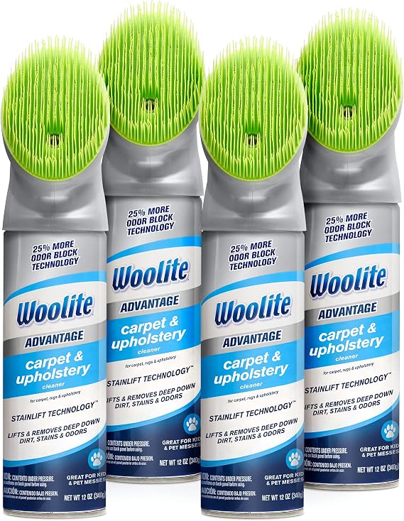 BISSELL Woolite Advantage Carpet & Upholstery Cleaner 4 Pack, 3325