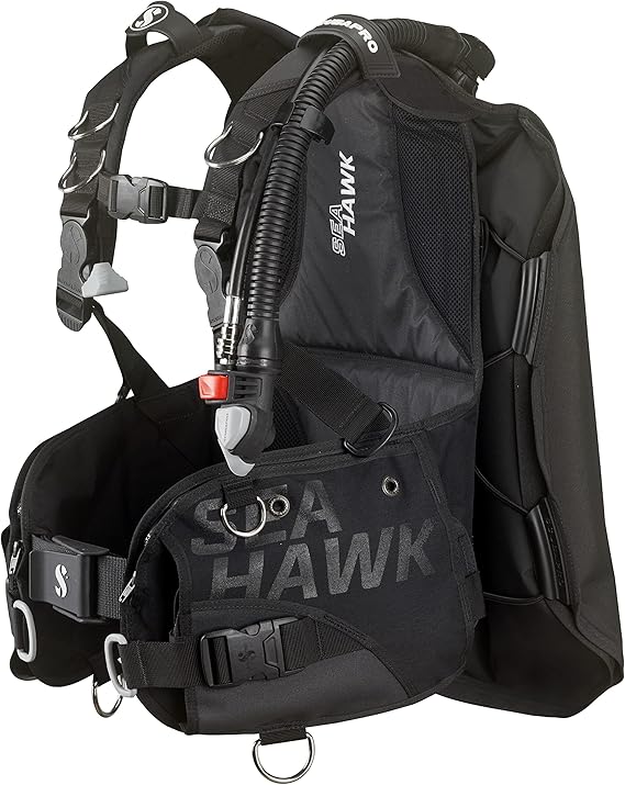 Scubapro Seahawk 2 BCD, W/BPI, Black, XXS