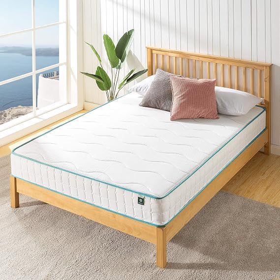 Zinus 10 Inch Tight Top Spring Mattress, Full, Innerspring Mattress, CertiPUR-US Certified, Mattress in A Box