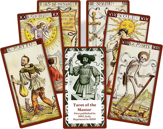 Tarot of The Master Classic 1893 Italian Tarot Deck Reprint