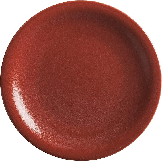 KAHLA Homestyle Dinner Plate, Siena Red, 21.5 cm, Traditional, Reusable, Oven Safe, Microwave Safe
