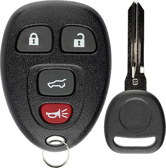 Remote Fob Transponder Car Key Set for 2007-2016 Chevrolet GMC (15913416)