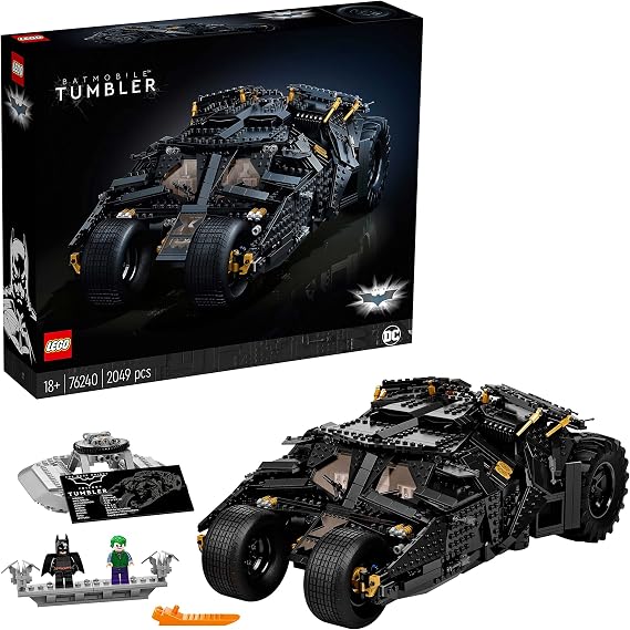 LEGO DC Batman Batmobile™ Tumbler 76240 - Yetişkinler İçin Koleksiyonluk ve Sergilenebilir Model Yapım Seti (2049 Parça)