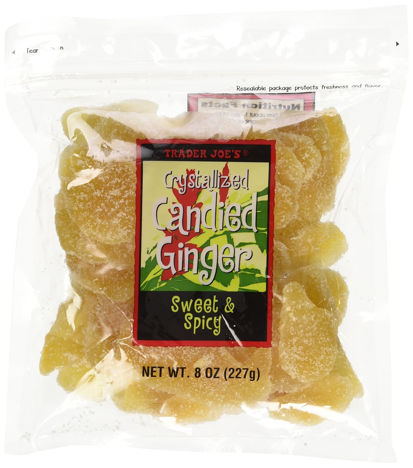 Trader Joe's Crystallized Candied Ginger 8 Oz.