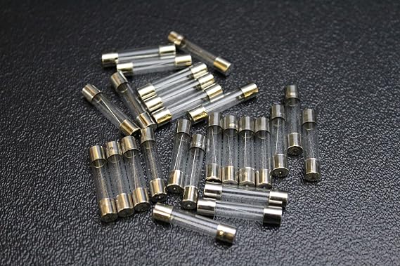 25 Pack 40 AMP AGC FUSES Nickel Plated Glass Fast Blow 1 1/4-1/4 Inline AGC40