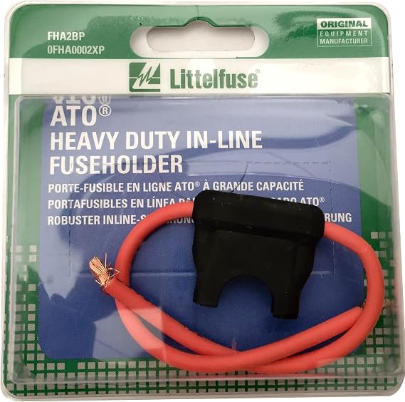 Littelfuse 0FHA0002XP ACS ATO HD Carded Inline Fuse Holder