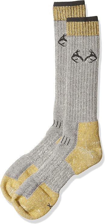 Realtree mens Merino Uplander Boot Sock